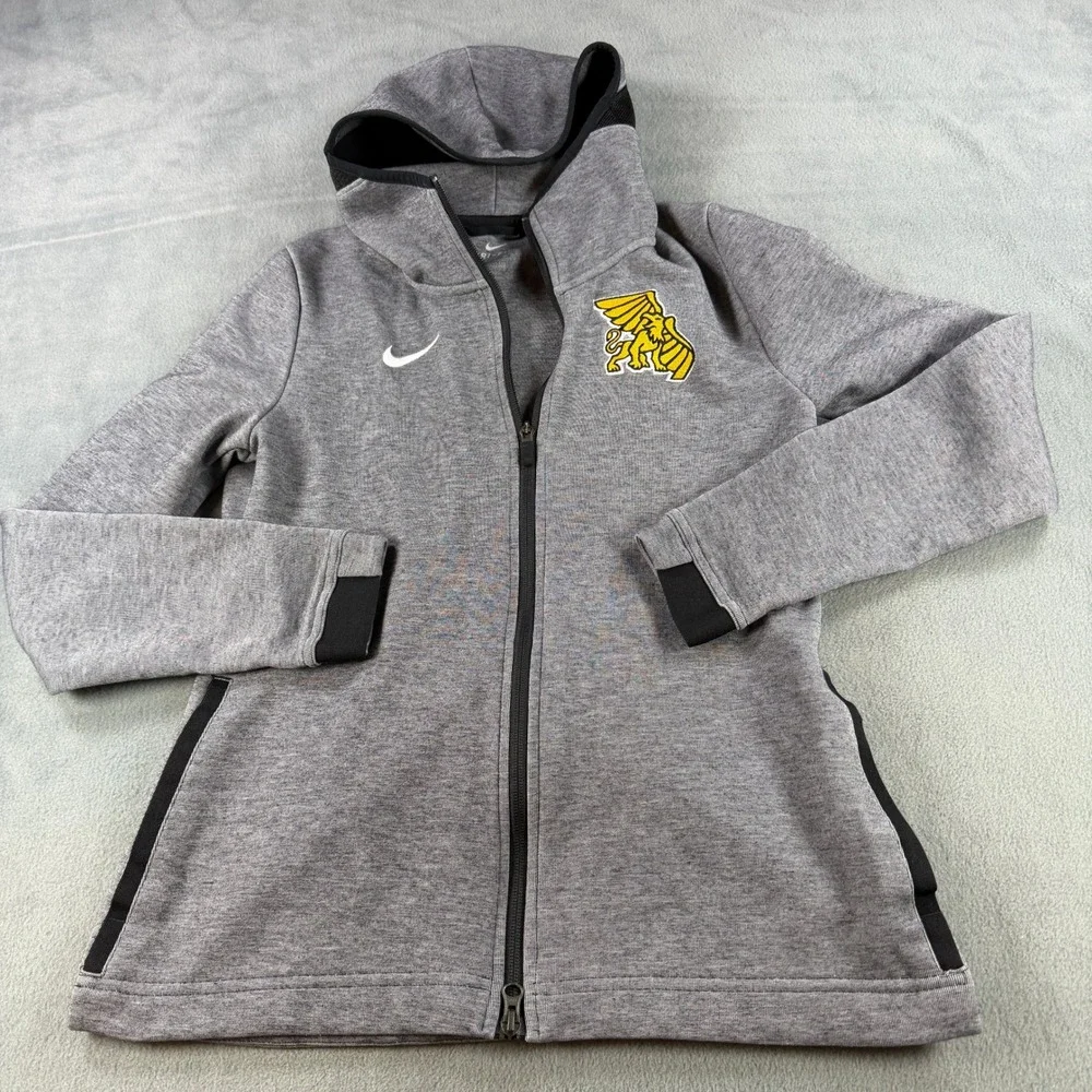 Nike Dri-FIT Missouri Western State University Griffons Full Zip Hoodie Grey‎ M